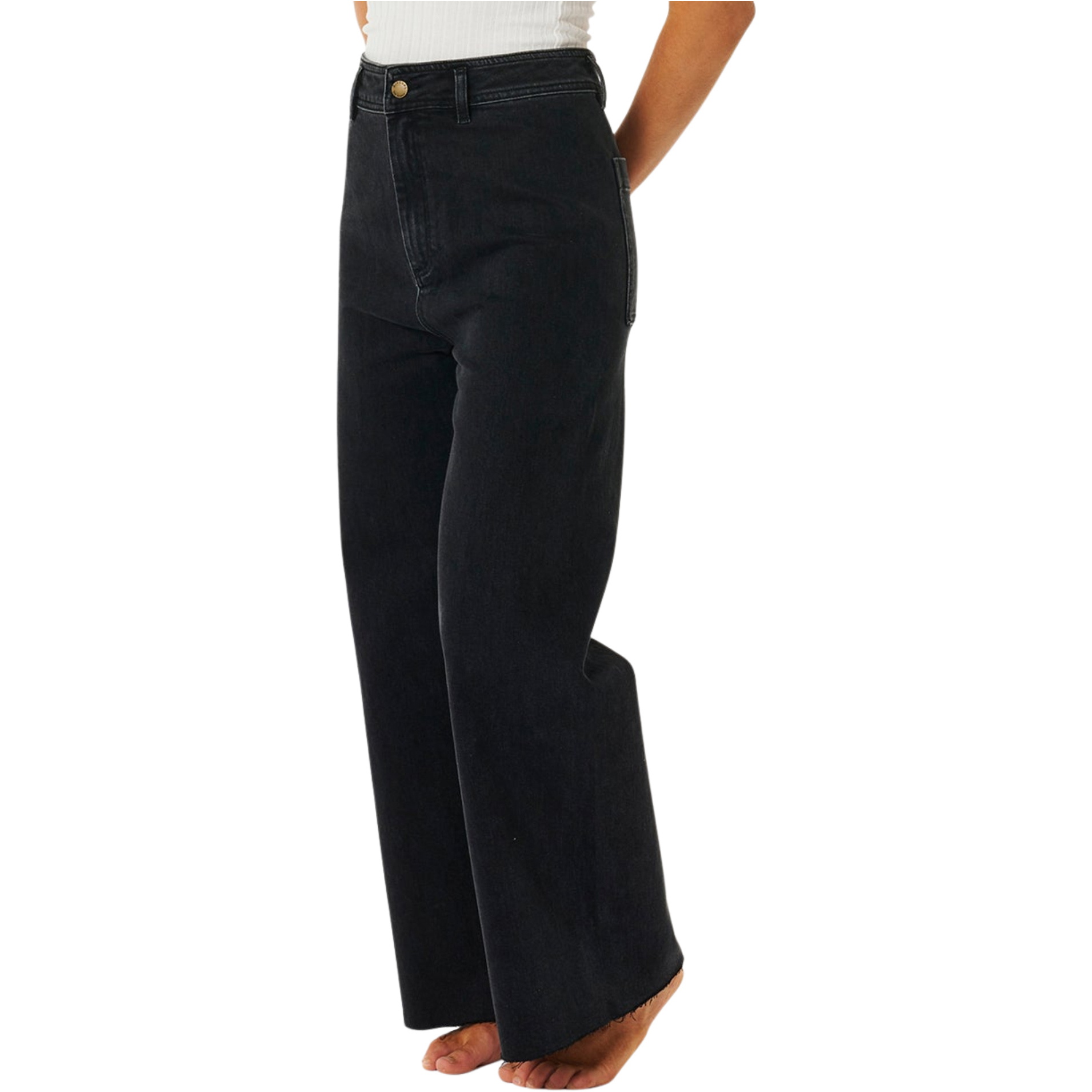2026 Rip Curl Womens Holiday Denim Jeans 01YWPA - Washed Black